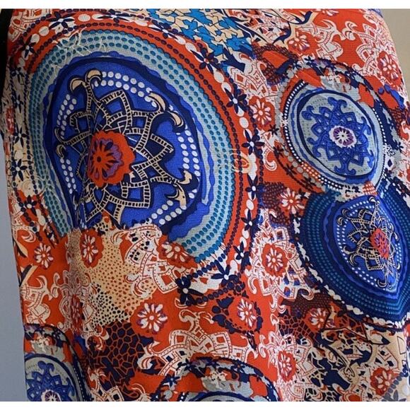 Sans Souci Womens Tank Top XSMALL Multicolored Sheer Back Spaghetti Strap Shirt - Picture 3 of 4